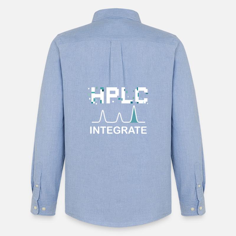 HPLC Integrate Performance Liquid Chromatography - Männer Oxford Hemd von Stanley/Stella - Carolina Blue