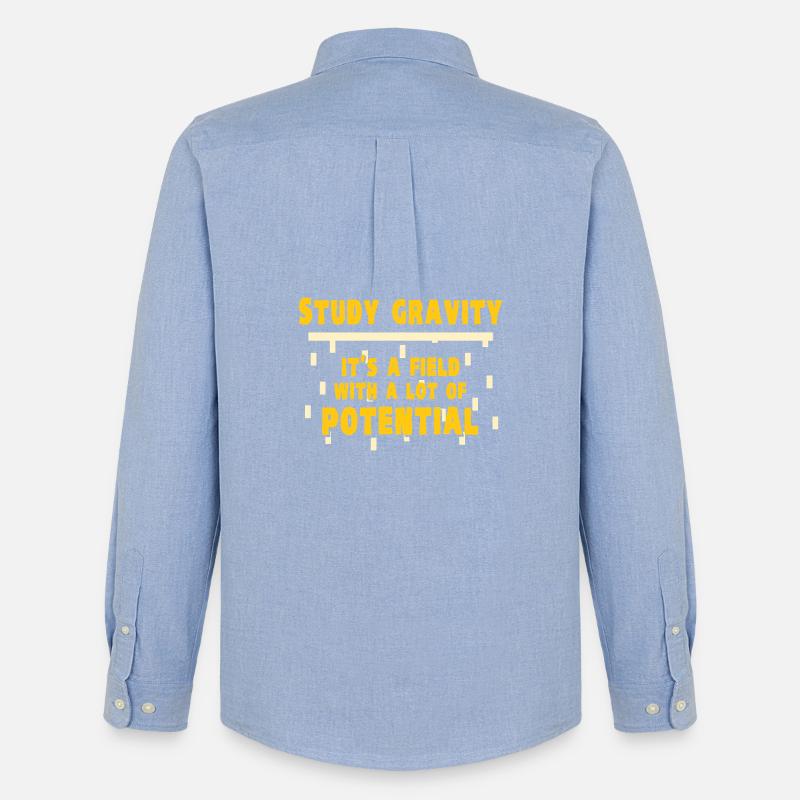 Physics Physicist Physics Student Physics Teacher - Men's Oxford Shirt by Stanley/Stella - carolina blue
