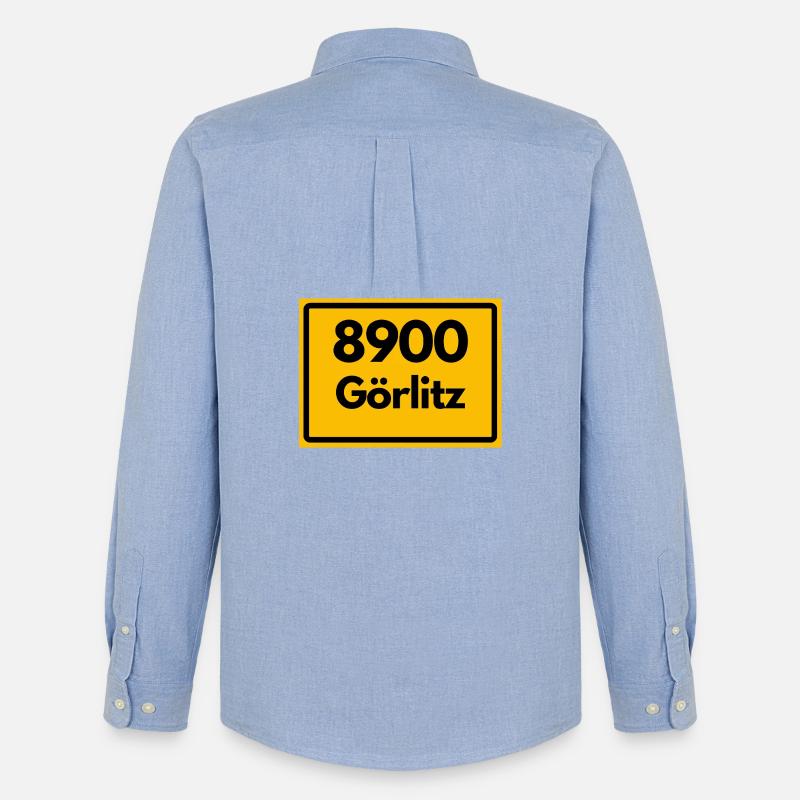8900 02826 GÖRLITZ SACHSEN 8900 - Männer Oxford Hemd von Stanley/Stella - Carolina Blue