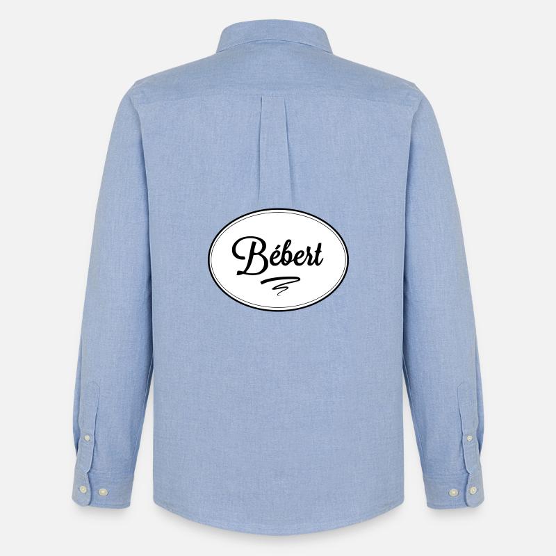 Bébert - Männer Oxford Hemd von Stanley/Stella - Carolina Blue