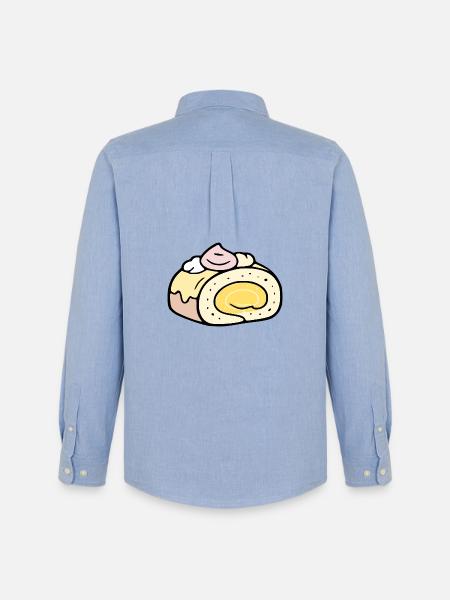 Summer Roll Cake - Men's Oxford Shirt by Stanley/Stella - carolina blue