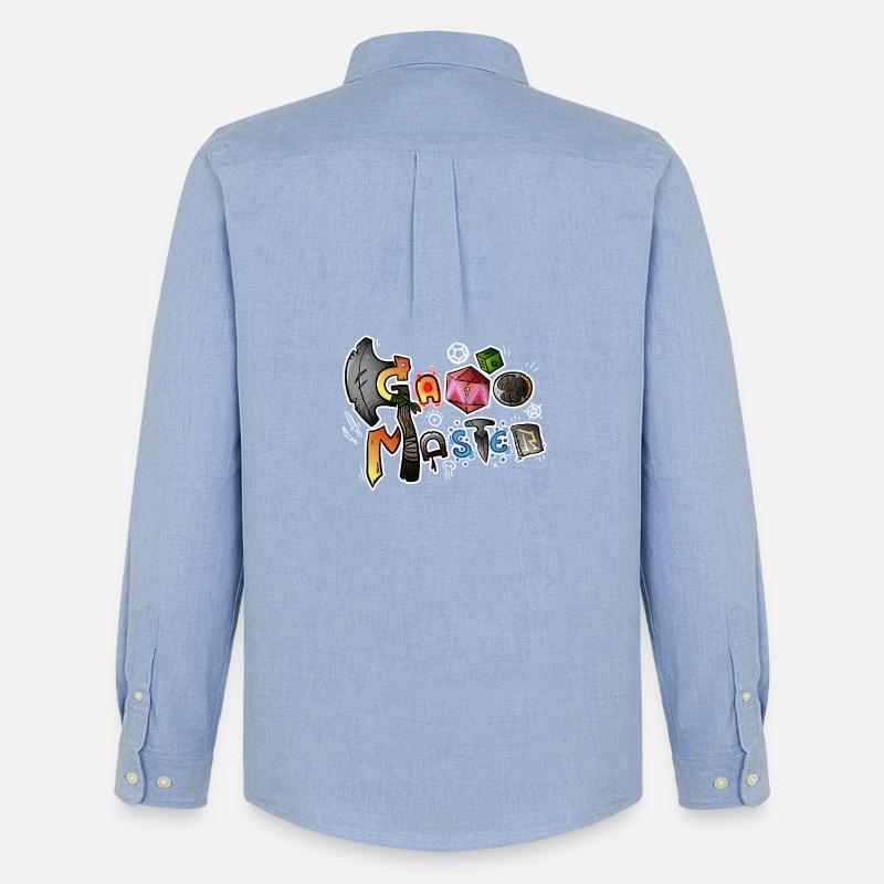 Game Master - Männer Oxford Hemd von Stanley/Stella - Carolina Blue