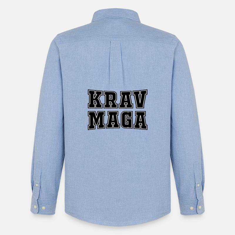 Krav (Kraw) - Stanley/Stella koszula Oxford męska - błękit karoliński