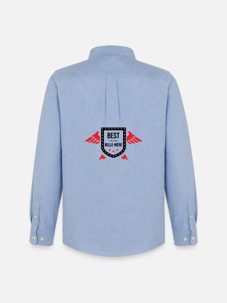 Meilleure Belle-Mère du Monde - Chemise Oxford homme Stanley/Stella - carolina blue