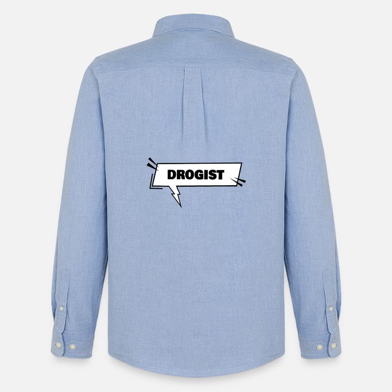 Drogist - Männer Oxford Hemd von Stanley/Stella - Carolina Blue
