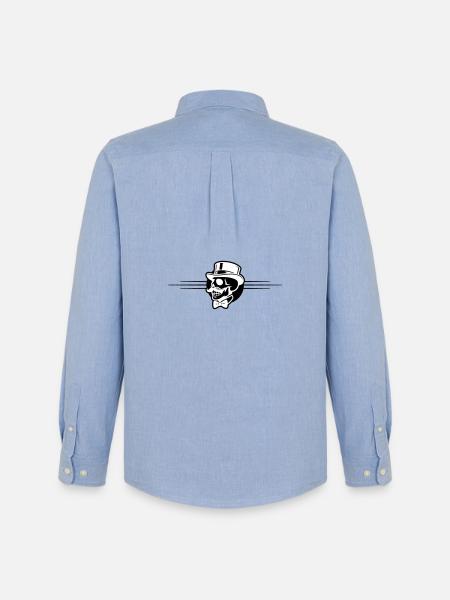 Groom Skeleton - Men's Oxford Shirt by Stanley/Stella - carolina blue