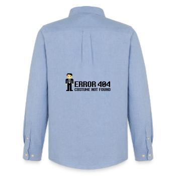 Error 404 - Costume not found - Chemise Oxford homme Stanley/Stella - carolina blue - Dos - AI Model Male 185 dark (185cm)