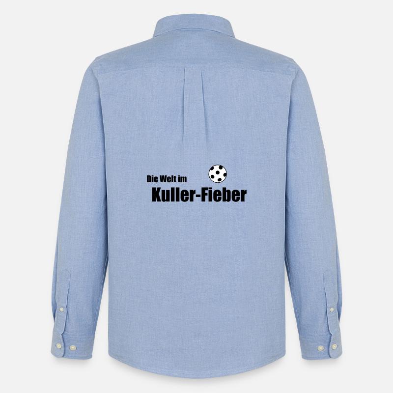 Kuller-Fieber - Männer Oxford Hemd von Stanley/Stella - Carolina Blue