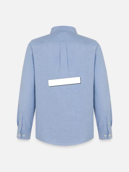 Skrivefelt runde hjørner | skygge | Vektor illustrasjon - Stanley/Stella Oxfordskjorte herre - carolina blue