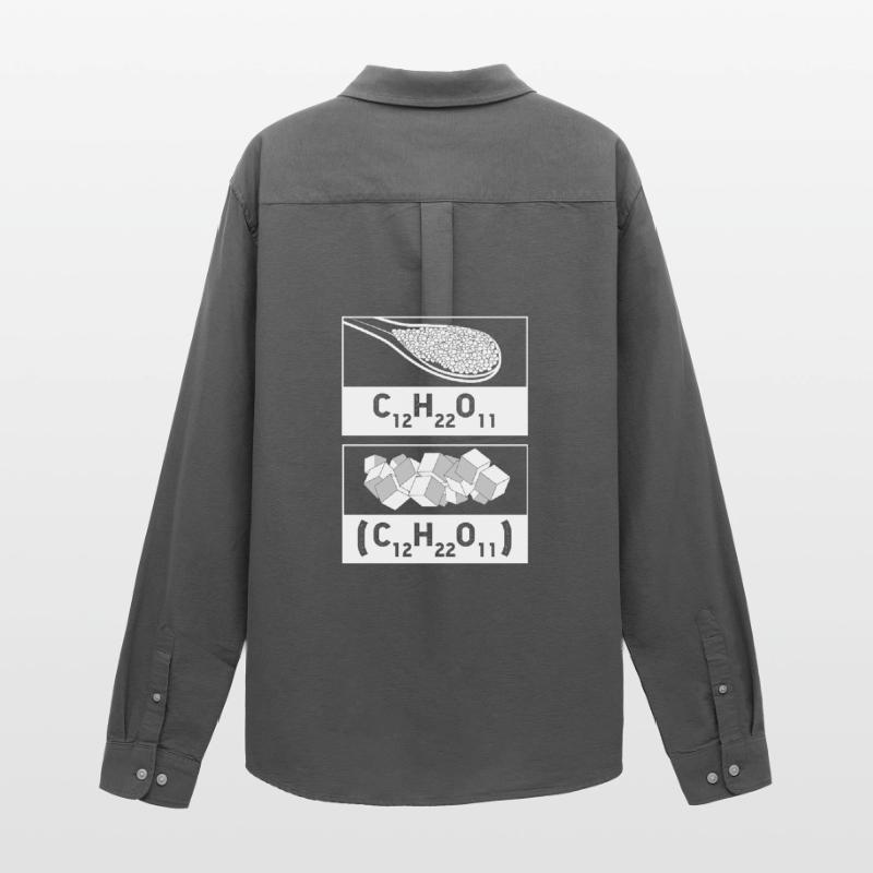 Structural formula chemistry science physics laboratory Men's Oxford Shirt by Stanley/Stella