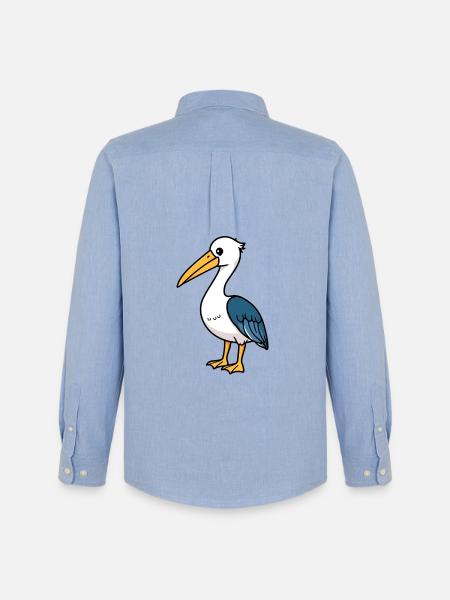 Pelican - Men's Oxford Shirt by Stanley/Stella - carolina blue