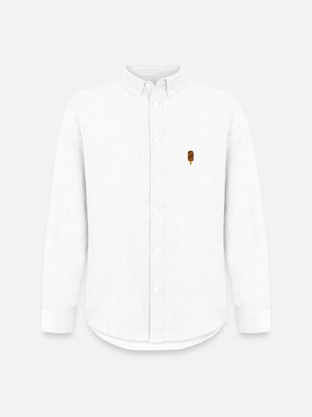 Glaces - Chemise Oxford homme Stanley/Stella - blanc