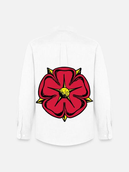 Lippy rose - Men's Oxford Shirt by Stanley/Stella - white