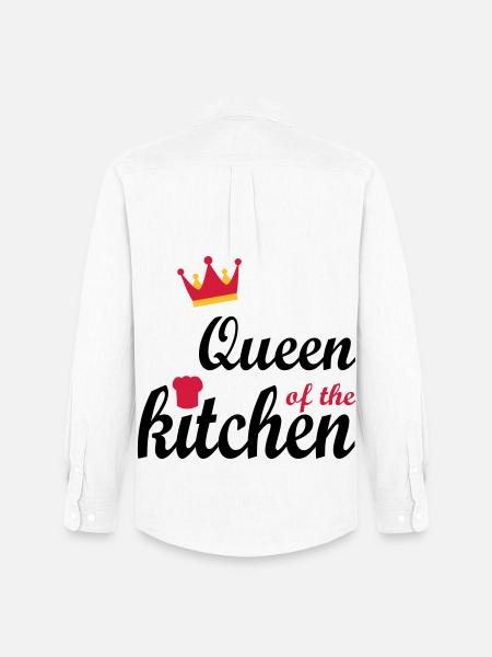 kochen - Männer Oxford Hemd von Stanley/Stella - Weiß