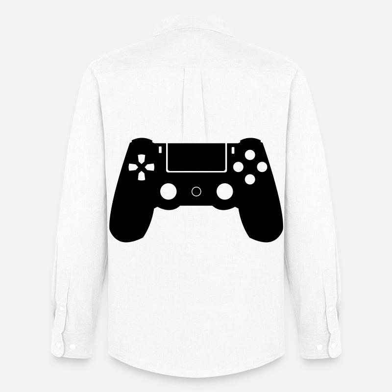 Controller - Männer Oxford Hemd von Stanley/Stella - Weiß