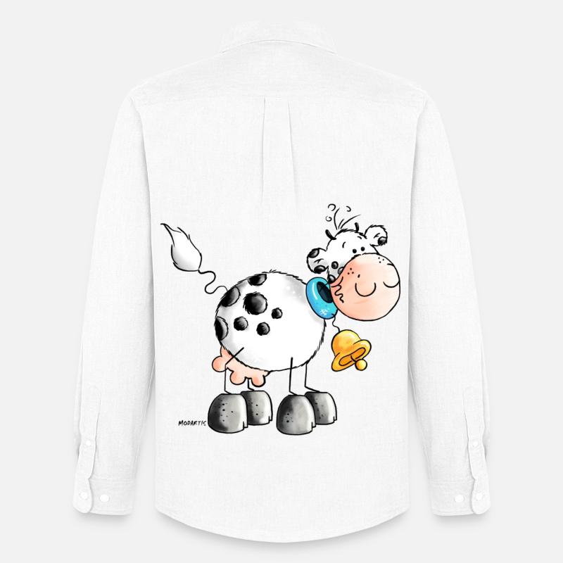 "Erna" - Ko - Kor - Stanley/Stella Oxfordskjorta Herr - vit