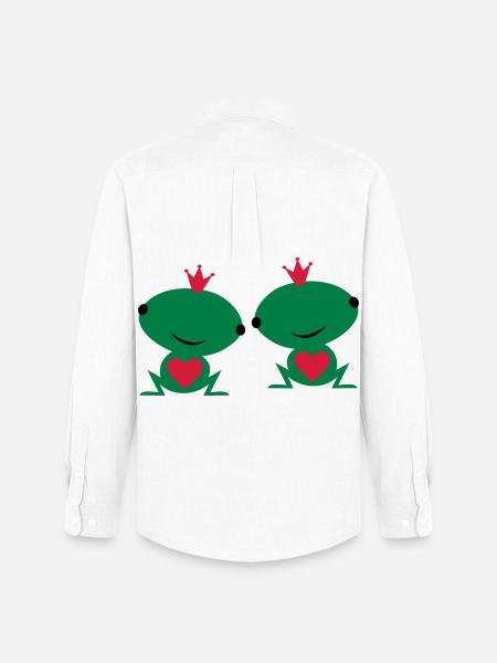 two are in love - Men's Oxford Shirt by Stanley/Stella - white