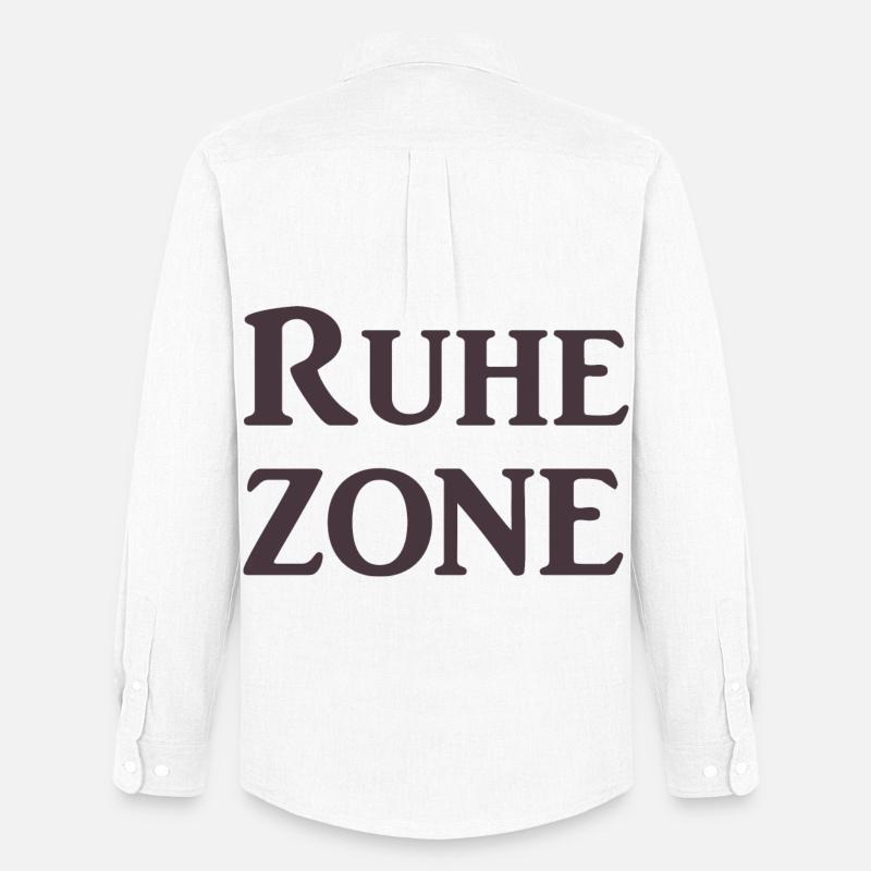 Ruhezone - Männer Oxford Hemd von Stanley/Stella - Weiß