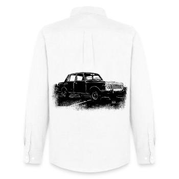 Wartburg P 353 - Men's Oxford Shirt by Stanley/Stella - white - Back - AI Model Male 185 dark (185cm)