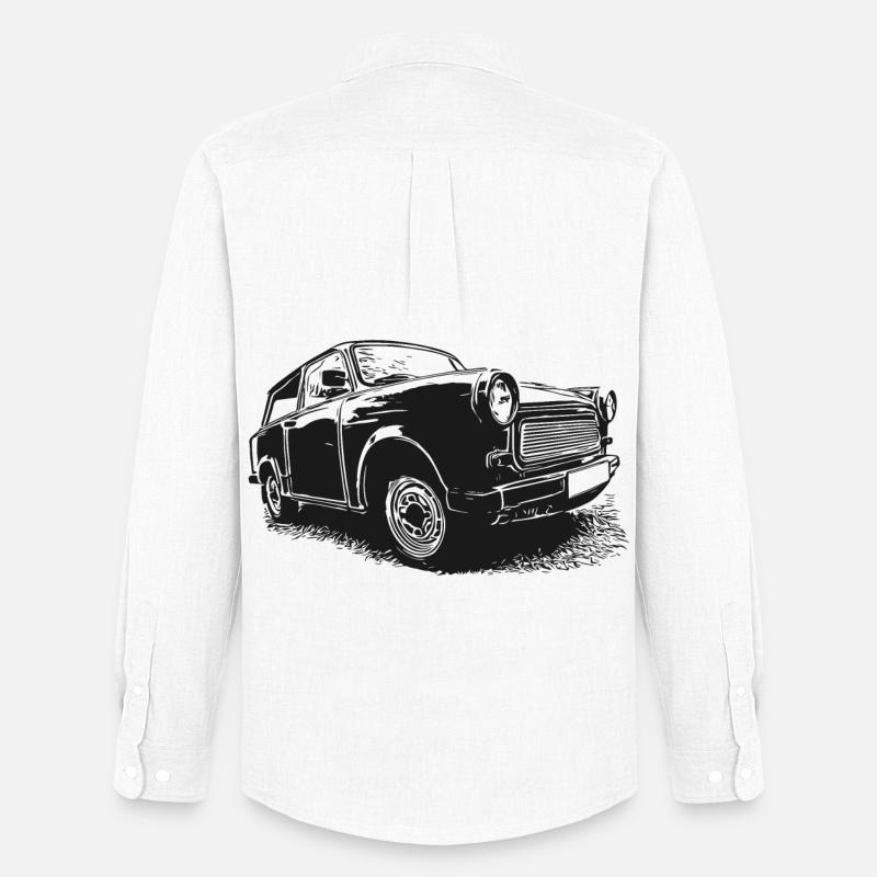  - Trabbi - Männer Oxford Hemd von Stanley/Stella - Weiß