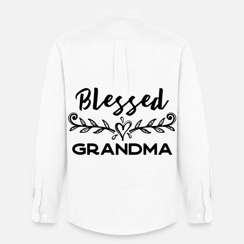 Großmutter Lieblingsoma Superoma Oma Statement - Männer Oxford Hemd von Stanley/Stella - Weiß