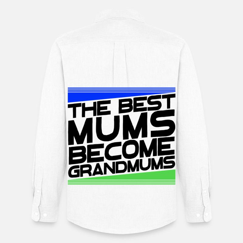 Cool Oma Statement Großmutter Glückwunsch - Männer Oxford Hemd von Stanley/Stella - Weiß