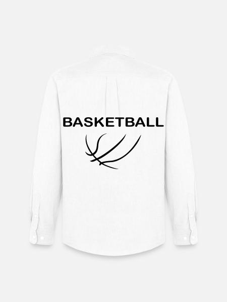Basket-ball - Chemise Oxford homme Stanley/Stella - blanc
