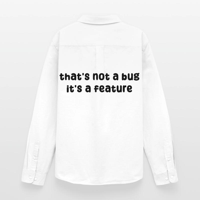 Developer Geek Bugs Code Informatik Statement Männer Oxford Hemd von Stanley/Stella