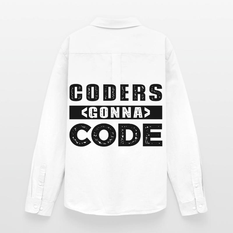 Coders going to Code Men's Oxford Shirt by Stanley/Stella