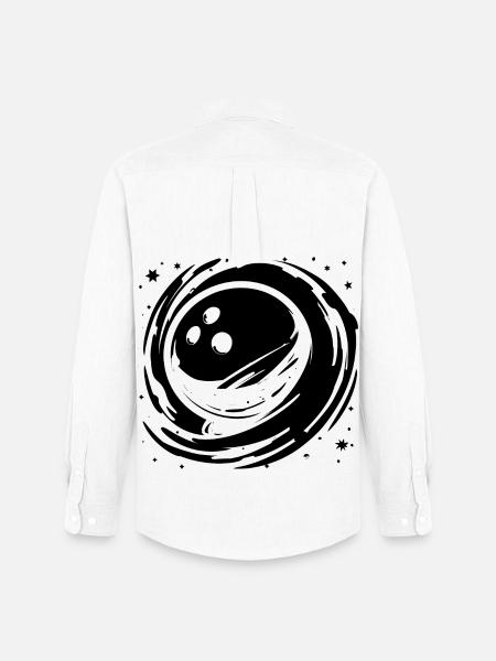Bowling Graphics - Men's Oxford Shirt by Stanley/Stella - white