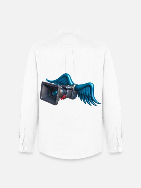 ANGELIC CAM - sound & vision - Men's Oxford Shirt by Stanley/Stella - white
