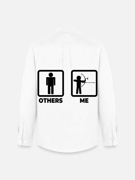 Funny archer - Men's Oxford Shirt by Stanley/Stella - white