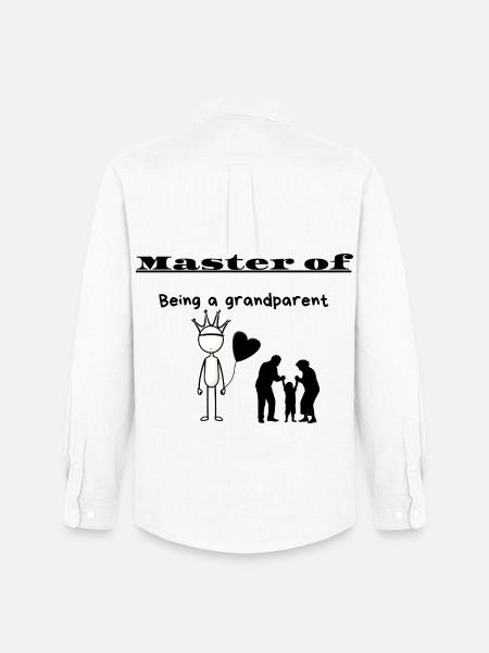 Master of Being a grandparent - Men's Oxford Shirt by Stanley/Stella - white