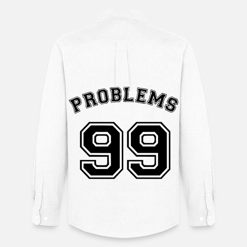 99 Problems - Männer Oxford Hemd von Stanley/Stella - Weiß