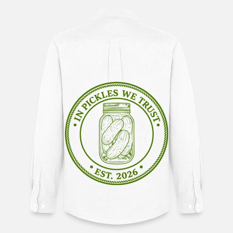 In Pickles Confidiamo nella Est 2026 - Stanley/Stella Camicia Oxford uomo - bianco