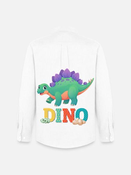 DINO - Men's Oxford Shirt by Stanley/Stella - white