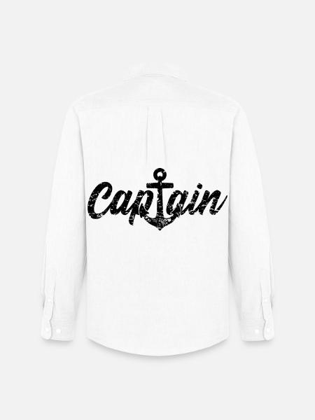 Capitaine capitaine - Chemise Oxford homme Stanley/Stella - blanc