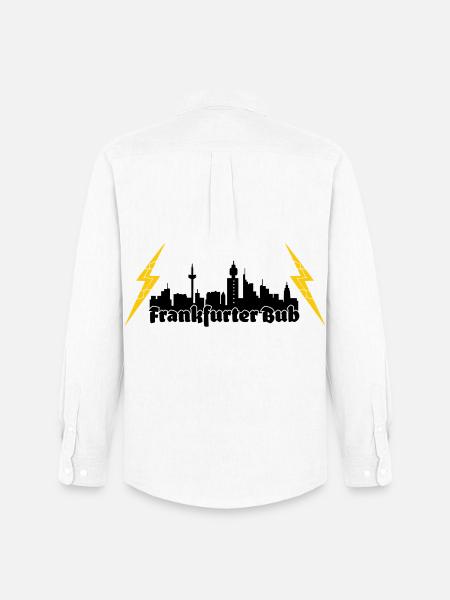 Frankfurter Bub ffm skyline - Männer Oxford Hemd von Stanley/Stella - Weiß