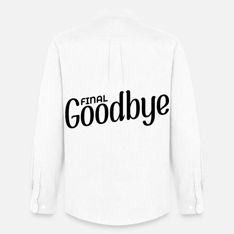 Final Goodbye - Men's Oxford Shirt by Stanley/Stella - white