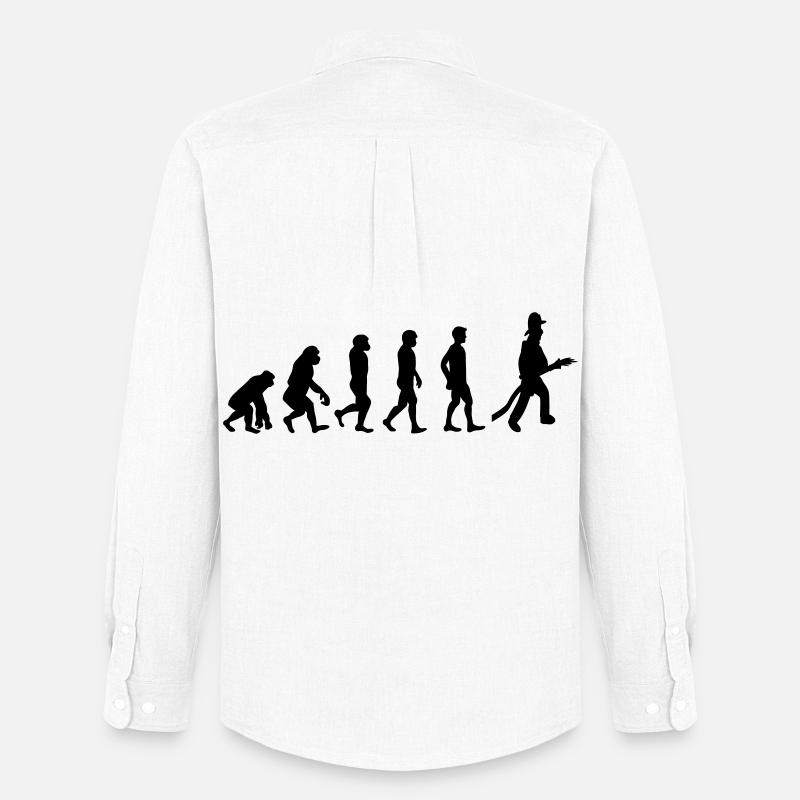 Fire evolution - Men's Oxford Shirt by Stanley/Stella - white