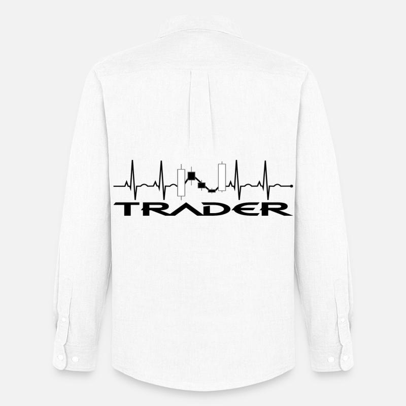 Trader - Männer Oxford Hemd von Stanley/Stella - Weiß