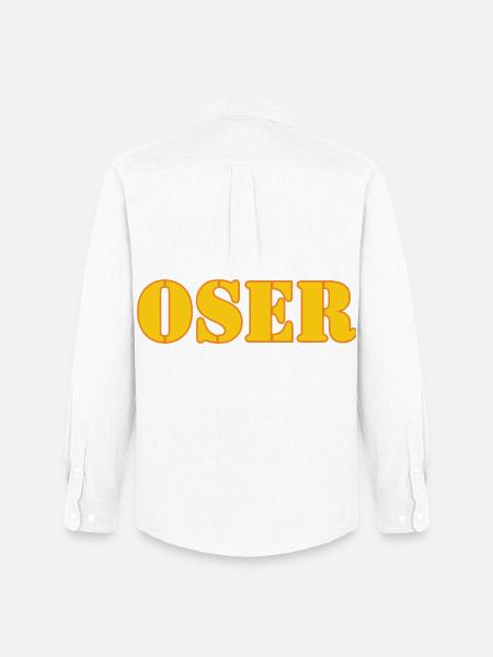 OSER - Chemise Oxford homme Stanley/Stella - blanc