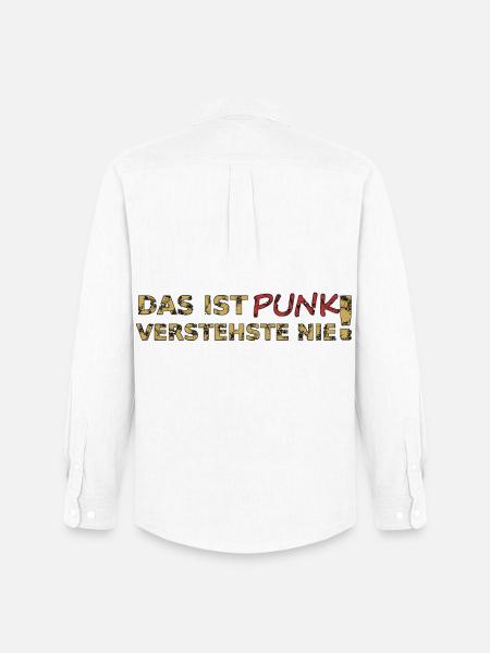 Das ist Punk - Männer Oxford Hemd von Stanley/Stella - Weiß