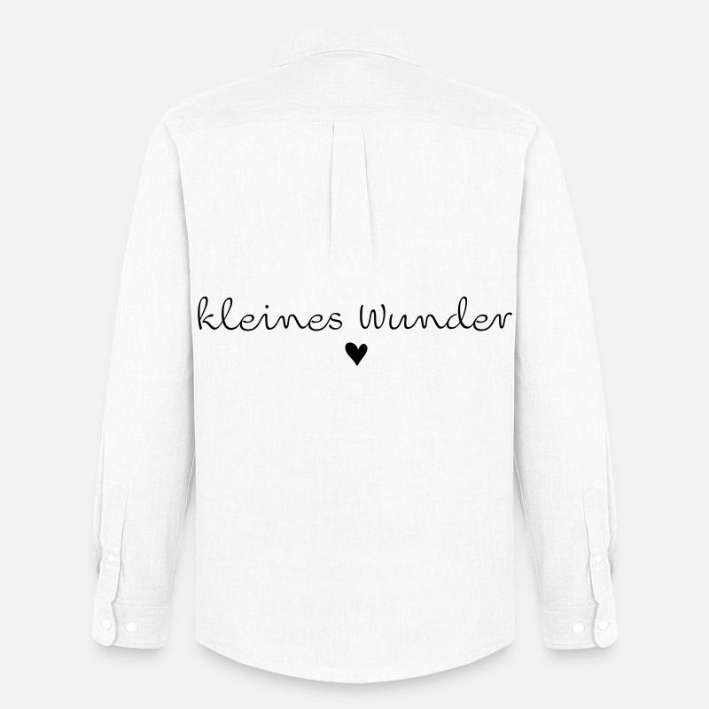 Kleines Wunder - Männer Oxford Hemd von Stanley/Stella - Weiß
