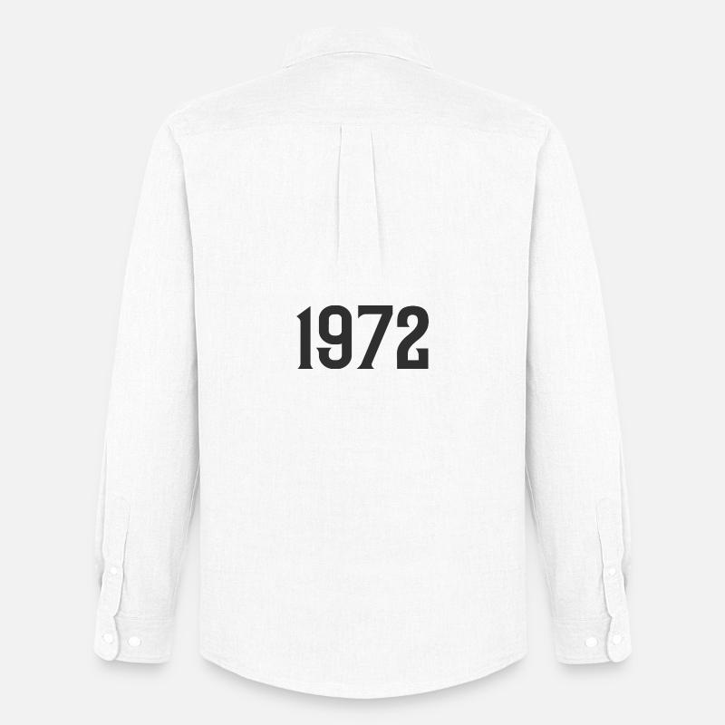 1972 - Männer Oxford Hemd von Stanley/Stella - Weiß