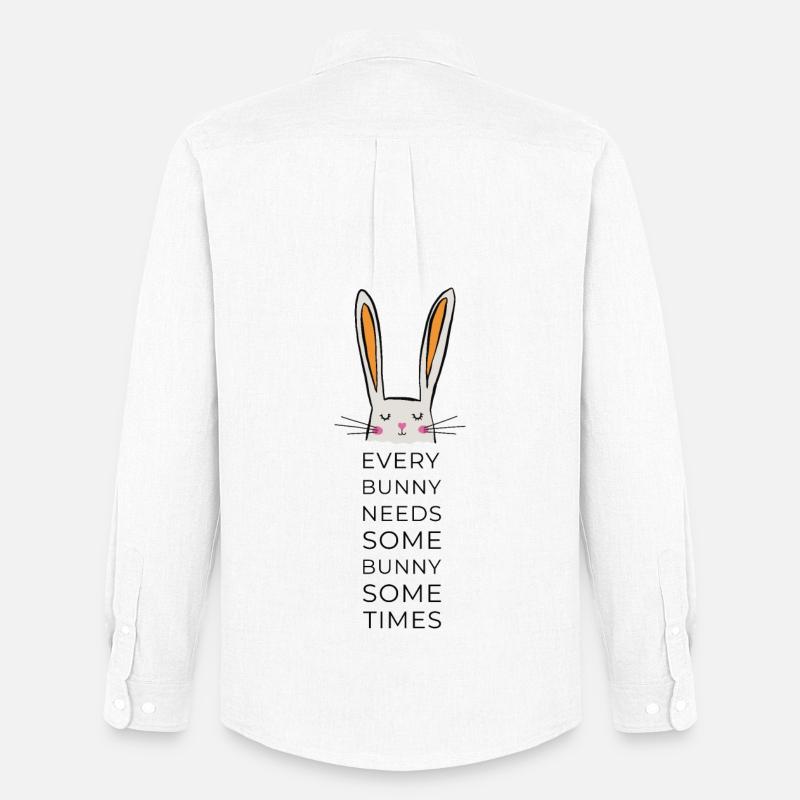 every bunny needs some bunny - Männer Oxford Hemd von Stanley/Stella - Weiß
