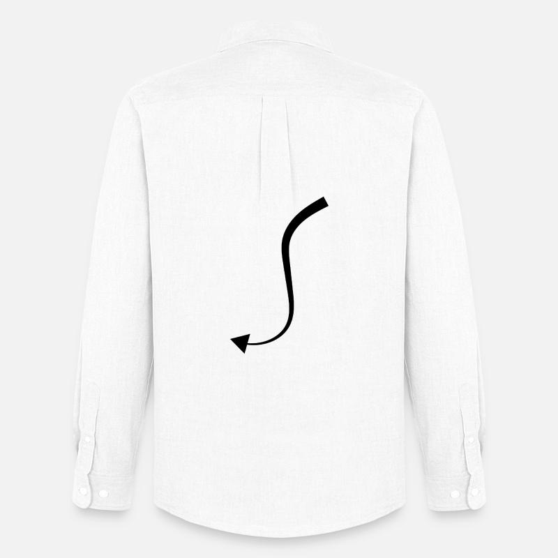 Devil Tail - Men's Oxford Shirt by Stanley/Stella - white