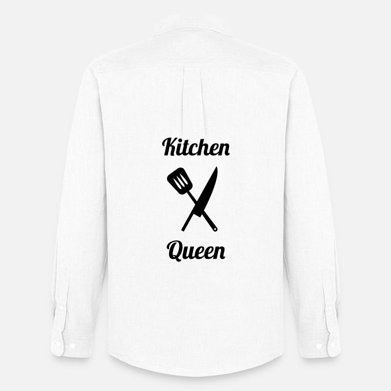 La regina della cucina - Stanley/Stella Camicia Oxford uomo - bianco