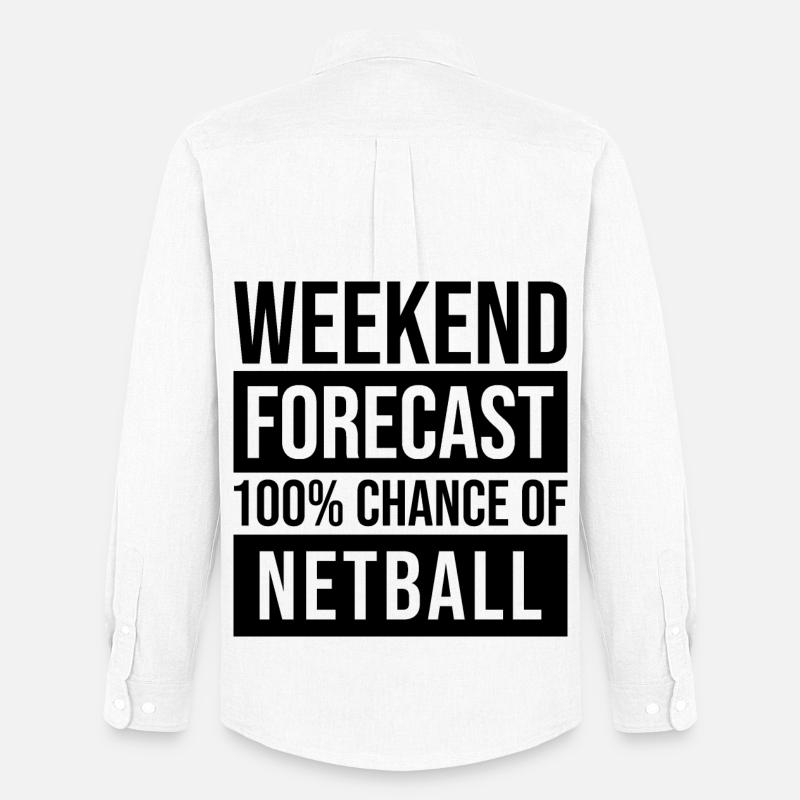 Netzball - Männer Oxford Hemd von Stanley/Stella - Weiß