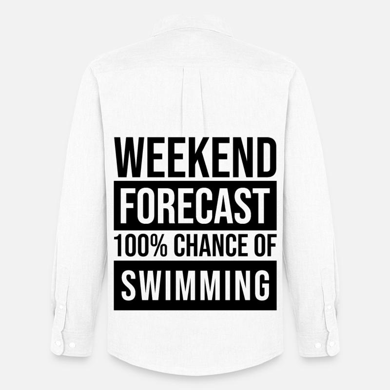 schwimmen - Männer Oxford Hemd von Stanley/Stella - Weiß